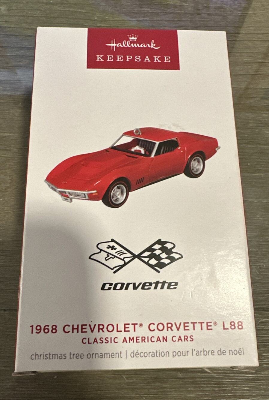 2024 Hallmark Ornament ~ Classic American Cars "1968 Chevrolet Corvette"